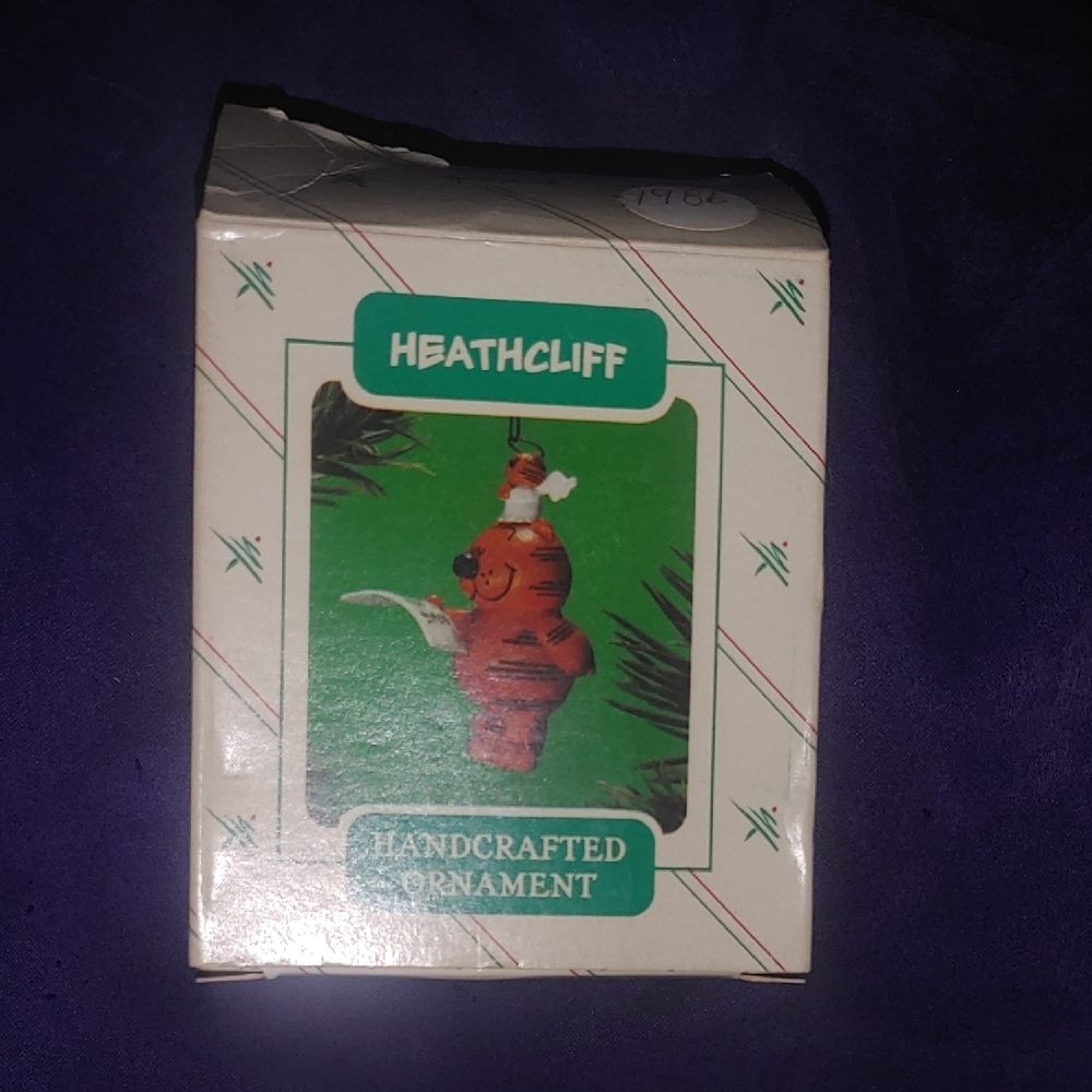 Hallmark Keepsake Heathcliff Ornament - Orange and White